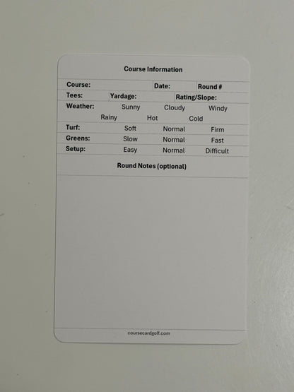 Course Card System