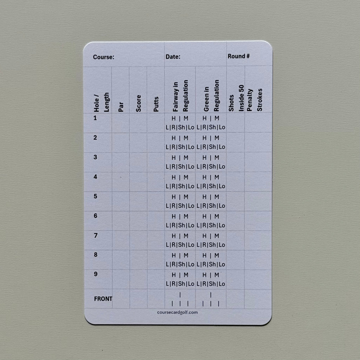 Course Card System