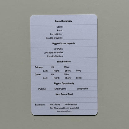 Course Card System
