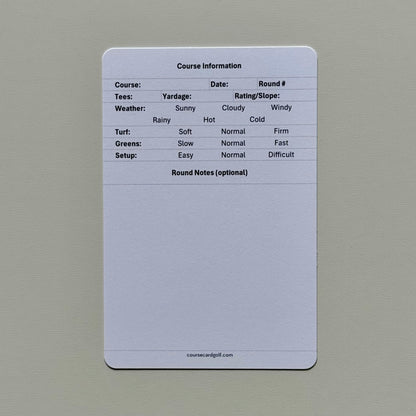 Course Card System