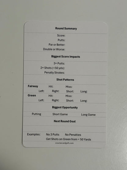 Course Card System